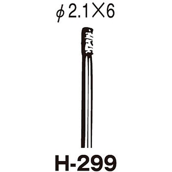 ダイヤモンド砥石 Φ2.1×6×Φ2.34 サンフレックス