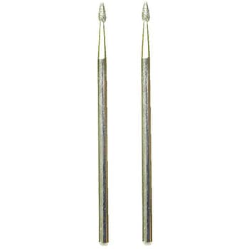 ダイヤモンド砥石炎型 1.6mm  (2本入) サンフレックス