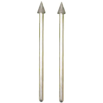 ダイヤモンド砥石三角型 4mm  (2本入) サンフレックス