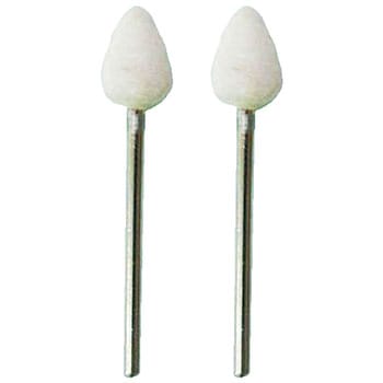 軸付フェルト Φ8mm径 (2本入) サンフレックス