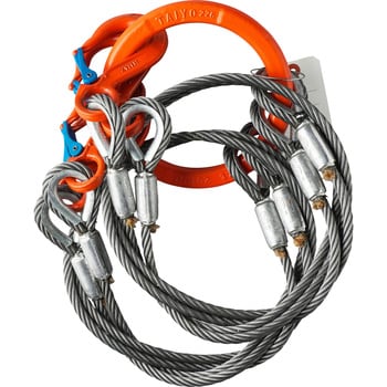 大洋製器工業 4本吊 ワイヤスリング 3．2t用×1．5m 4WRS 3.2T×1.5
