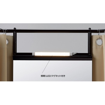 スチールパイプフィッティングルーム専用 LED照明 マグネット付き ストア・エキスプレス