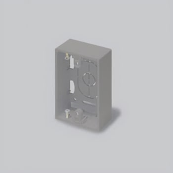 ニュー・エフモール 露出ボックス 1個用 マサル工業