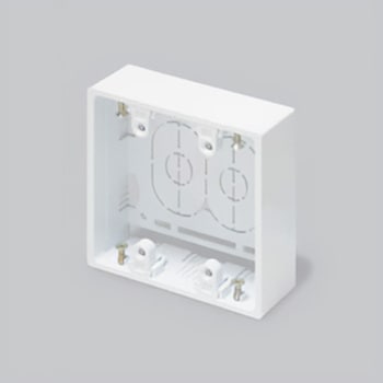 ニュー・エフモール 露出ボックス 2個用 マサル工業