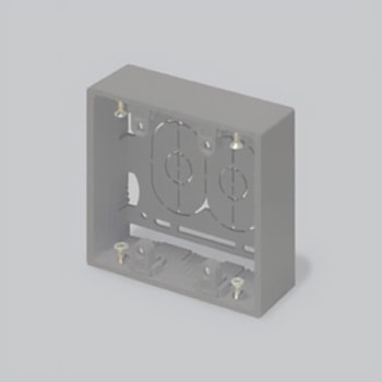 ニュー・エフモール 露出ボックス 2個用 マサル工業