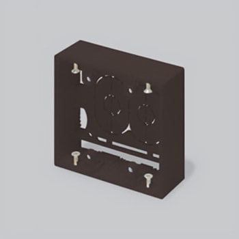 ニュー・エフモール 露出ボックス 2個用 マサル工業