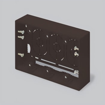 ニュー・エフモール 露出ボックス 3個用 マサル工業