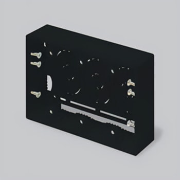 ニュー・エフモール 露出ボックス 3個用 マサル工業