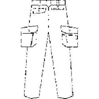 K80806 パッチスラックス (秋冬用) 大川被服