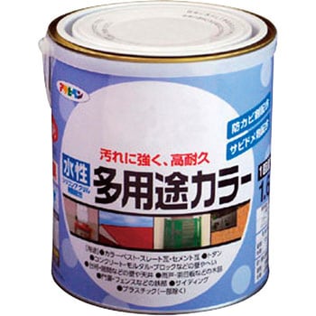 水性多用途カラー 水性多用途カラー塗料 1缶(1.6L) アサヒペン 【通販