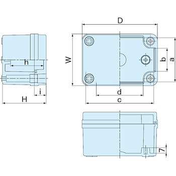 プルボックス 低価格 防水型 BCASシリーズ タカチ電機工業