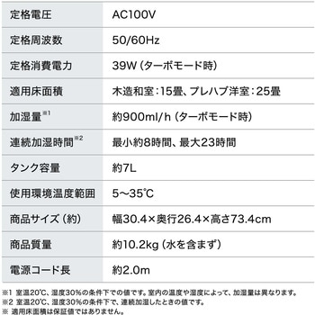 気化加湿器 アイリスオーヤマ