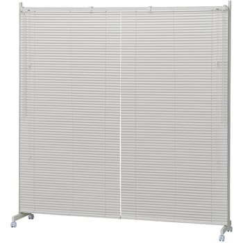 ネットフォース ライトスクリーン キャスター付 幅1200×高さ1600mm ライトグレー NF-LSC-1612-C4A2-AW 1台（直送品） -  アスクル