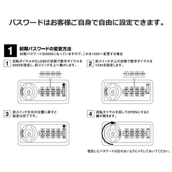 6282-999 ダイヤル錠ミニロッカー用 非常解除用検索キー 1台 ストア・エキスプレス 【通販モノタロウ】