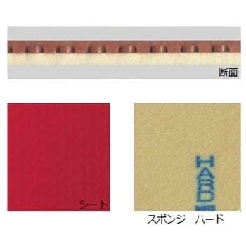 裏ソフトラバー フライアットハード レッド Nittaku(ニッタク)