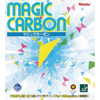 裏ソフトラバー マジックカーボン レッド Nittaku(ニッタク)