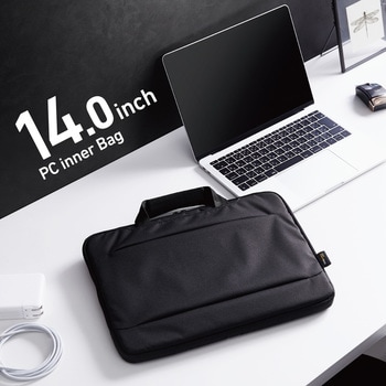 パソコンケース 14インチ ノートパソコン・タブレット収納 MacBook Air/Pro ～14インチ ブラック エレコム