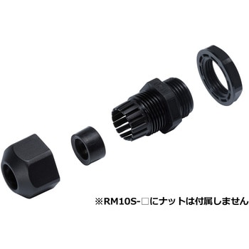 Mネジケーブルグランド 低価格タイプ RMシリーズ タカチ電機工業