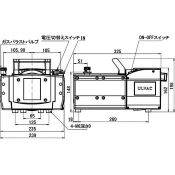 ULVAC ダイヤフラム式コンプレッサー 日本直営店 www.m