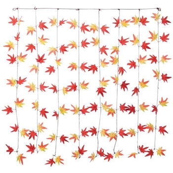 紅葉オータムカーテンガーランド 幅90×高さ90cm ストア・エキスプレス