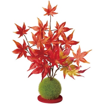 苔玉紅葉造花アレンジ ストア・エキスプレス