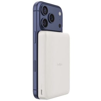 BoostCharge 薄型 マグネット式モバイルバッテリー 10000mAh サンド BELKIN(ベルキン)