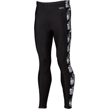 迷彩柄ロングスパッツ ブラック XANAX(ザナックス)