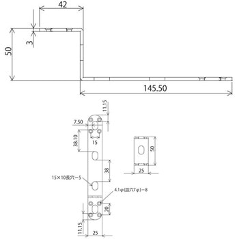 補助金具ステイ WAKI