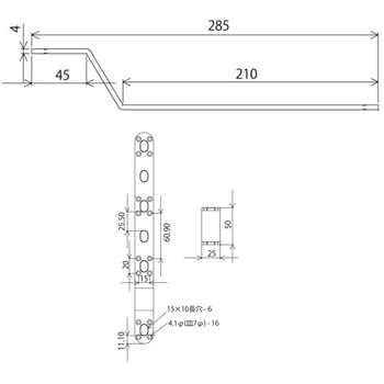 補助金具ステイ WAKI