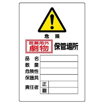 有害物質標識(鉄板) ユニット