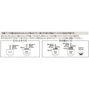 ホンダ用ソリッドバーエンド POSH Faith