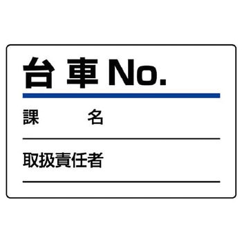台車指名標識 ユニット
