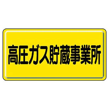 高圧ガス標識(鉄板) - ユニット