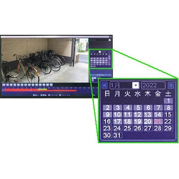 3TB モニター付HDDレコーダー コロナ電業