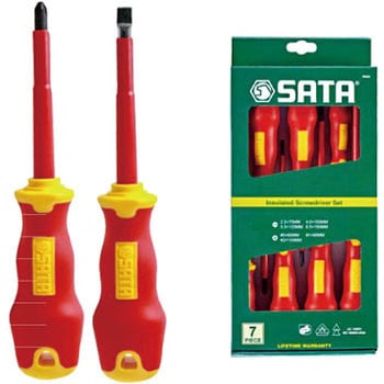 VDE絶縁ドライバーセット 7本入り RS-09303 SATA Tools（直送品