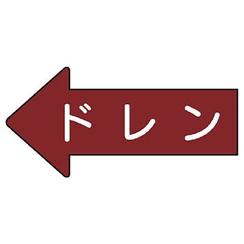 JIS配管識別方向表示ステッカー ユニット