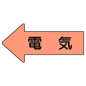 JIS配管識別方向表示ステッカー ユニット