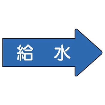 JIS配管識別方向表示ステッカー ユニット