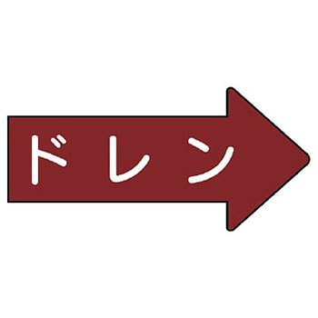 JIS配管識別方向表示ステッカー ユニット