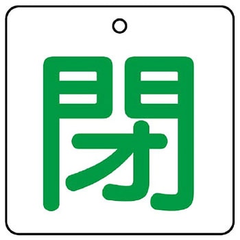 バルブ開閉表示板 角型 ユニット