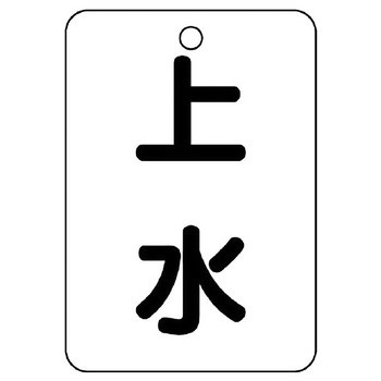 バルブ開閉片面表示板 長角型 ユニット