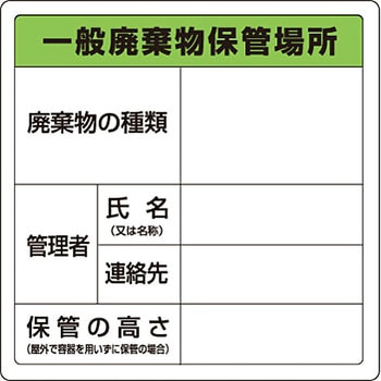 廃棄物標識 ユニット