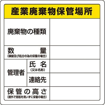 廃棄物標識 ユニット