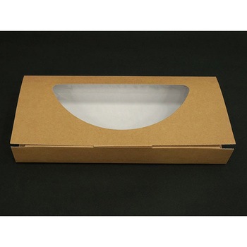 PS クラフトピザBOX窓付 10インチ ハーフ PackStyle(パックスタイル)