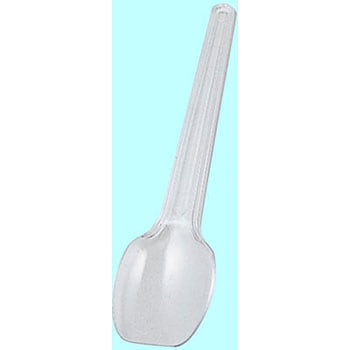 10cm プラスチックスプーン(透明) HEIKO 88631426