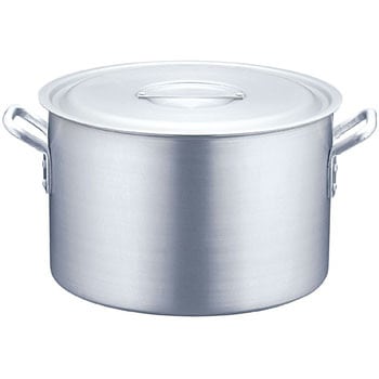 半寸胴鍋 アルミニウム(アルマイト加工) (目盛付) TKG