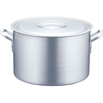 半寸胴鍋 アルミニウム(アルマイト加工) (目盛付) TKG