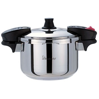 【新品】ワンダーシェフ　浜田ママの魔法のクイック料理 556型 圧力鍋 ワンダーシェフ 浜田ママの魔法のクイック料理 (ワンダーシェフ 浜田