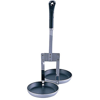 フッ素加工 2連式カキ揚レードル TKG