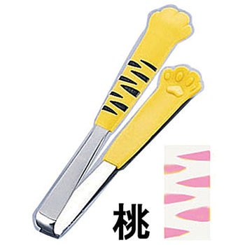 18-0卓上トング きゃっちだにゃん とら 田辺金具